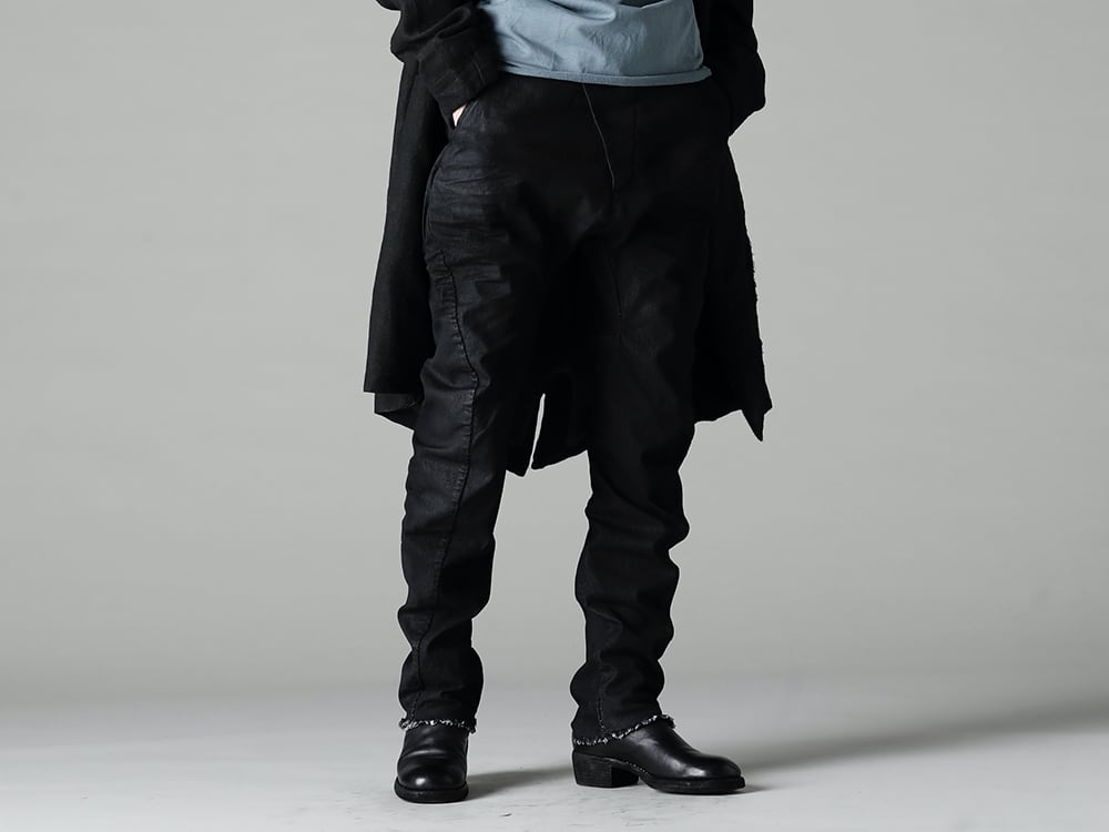 masnada 22-23AW masnada's carb-leg pants with outstanding scar stitching - M2920 Reversible Parka -  M2931 Baggy Jeans - 788Z_H Back Zip Boots Double Sole - Horse Full Grain Leather  4-001