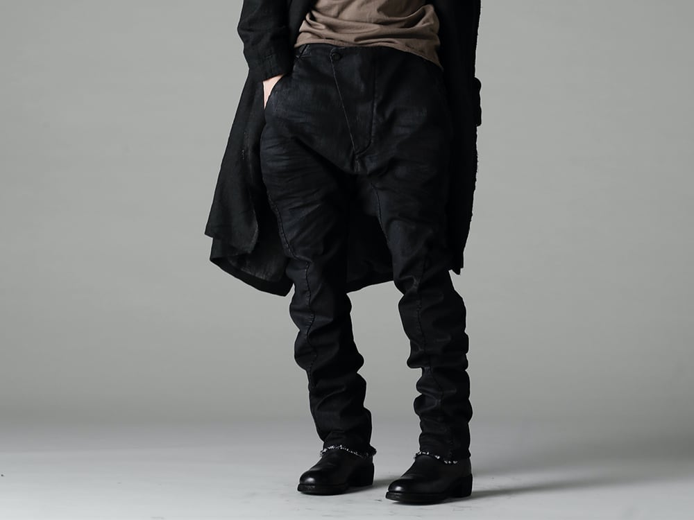 masnada 22-23AW masnada's carb-leg pants with outstanding scar stitching - M2920 Reversible Parka -  M2931 Baggy Jeans - 788Z_H Back Zip Boots Double Sole - Horse Full Grain Leather  4-001