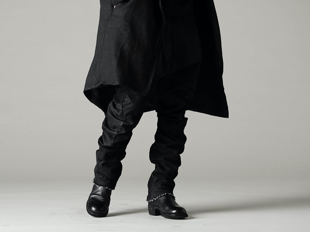 masnada 22-23AW masnada's carb-leg pants with outstanding scar stitching - M2920 Reversible Parka -  M2931 Baggy Jeans - 788Z_H Back Zip Boots Double Sole - Horse Full Grain Leather  4-001