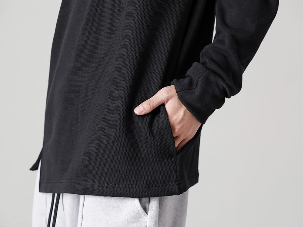 RIPVANWINKLE 2022-23AW A Simple Combination of Solid and Shift Jerseys - RB-431-Ice-Gray Solid Jersey Ice Gray - SCV186C016 Black Night Run light Black Black 3-002