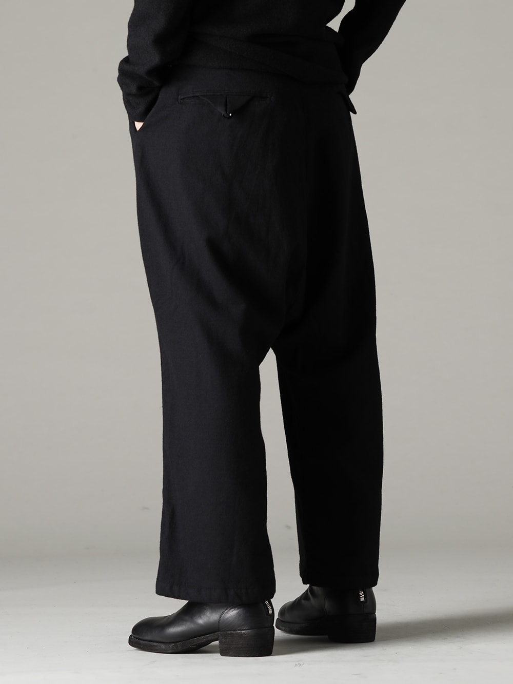 GARMENT REPRODUCTION OF WORKERS(ガーメント リプロダクション オブ ワーカース) 22-23AW(秋冬) ブルターニュ パンツ ロング ウール ブラック 6-003