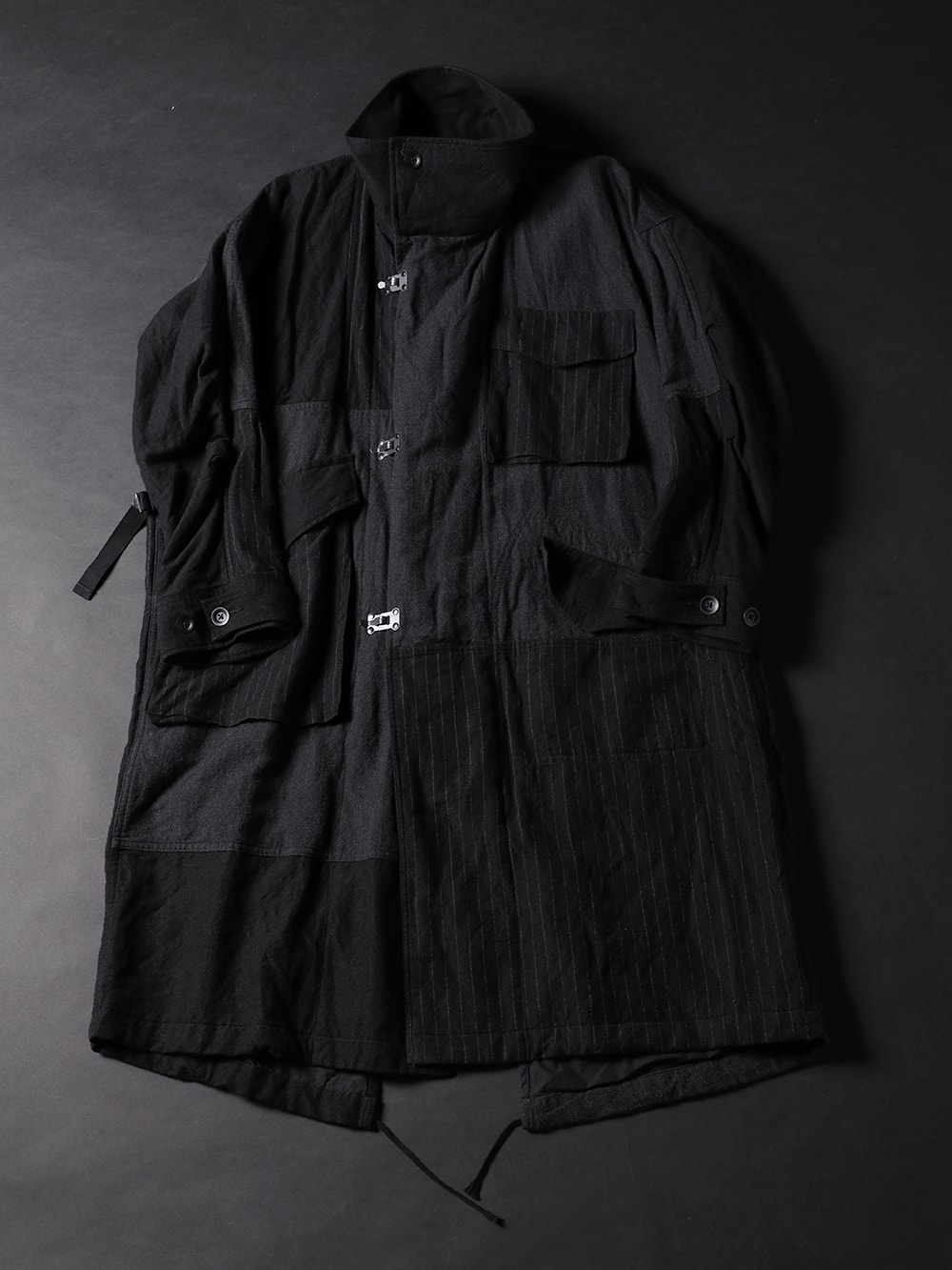 The Viridi-anne(ザ ヴィリジアン) 22-23AW(秋冬) VI-3515-06 ウール/リネン コンビネーションコート