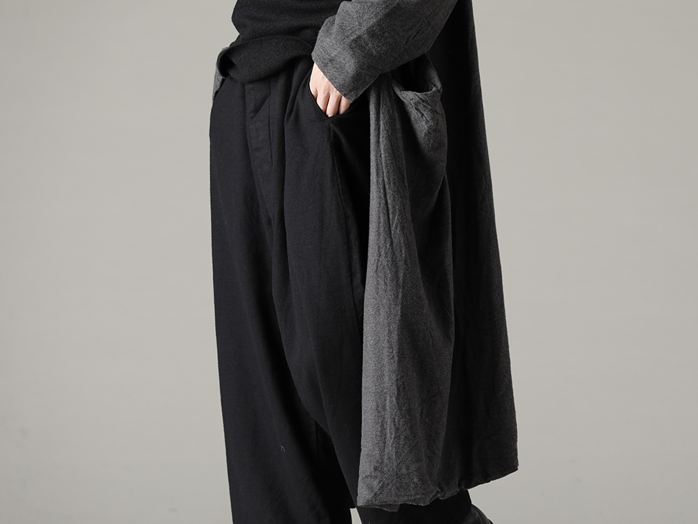 GARMENT REPRODUCTION OF WORKERS 22-23AW Design with flair.  - Berger-Coat-Shawl-Collar-Nel-Black Berger Coat Shawl Collar Nel Black - Bretagne-pants-Long-Wool-Black Bretagne pants Long Wool Black 2-004