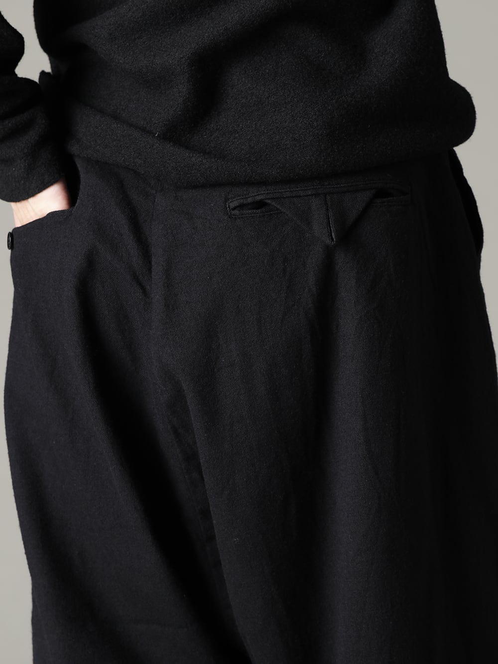 GARMENT REPRODUCTION OF WORKERS 22-23AW A fusion of modern tastes and classic patterns.  - TTW-wn Wool Bottle Neck Knit Black - Bretagne-pants-Long-Wool-Black Bretagne pants Long Wool Black - 788Z_H Back Zip Boots Double Sole - Horse Full Grain Leather 2-003