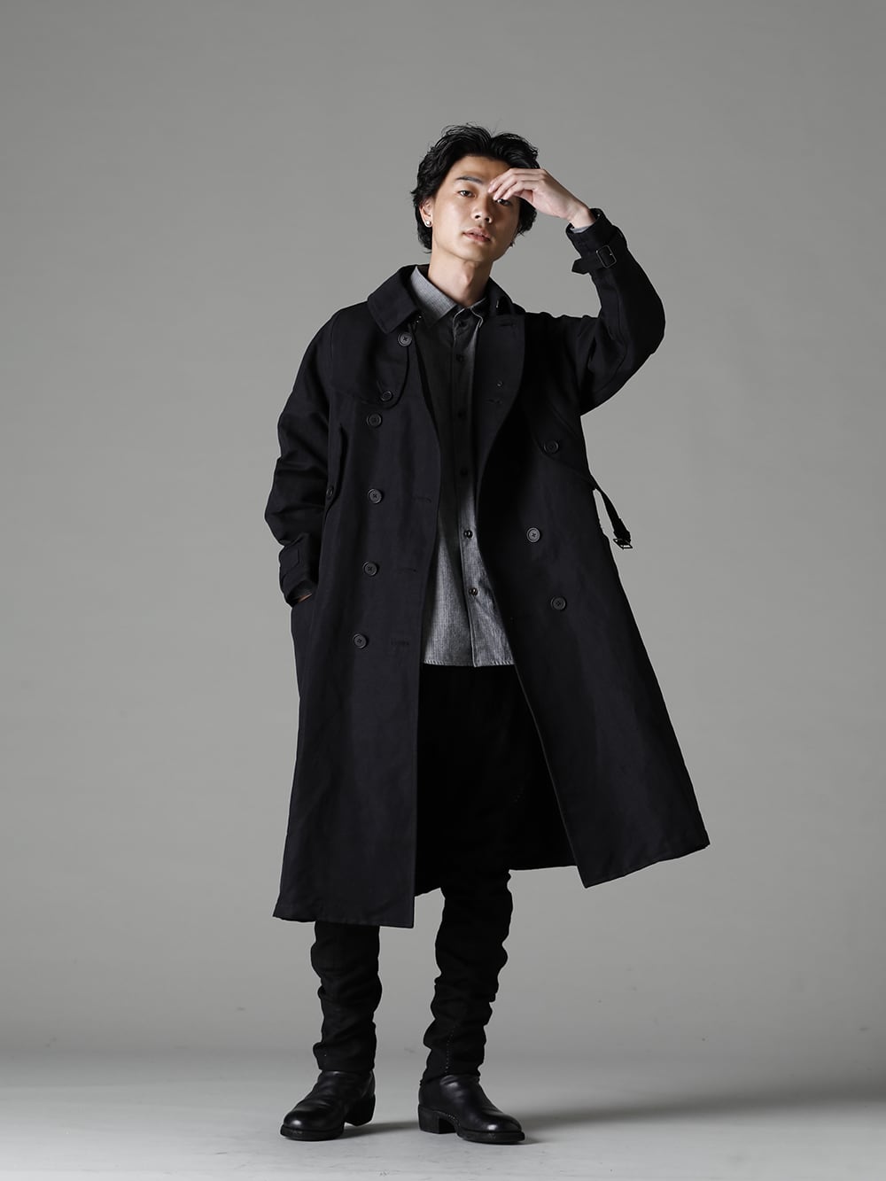 KLASICA 22 -23 AW: Motorcyclist Trench Coat Brand Mixed Style