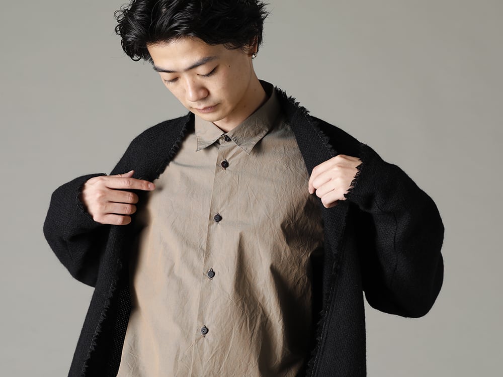 DEVOA(デヴォア) 22-23AW(秋冬) ユニークなアイテムでコーディネートを構築 - JKN-MCG カーディガン カシゴラ - Shirt-a-Tamamushi 玉虫 シャツ 3-001