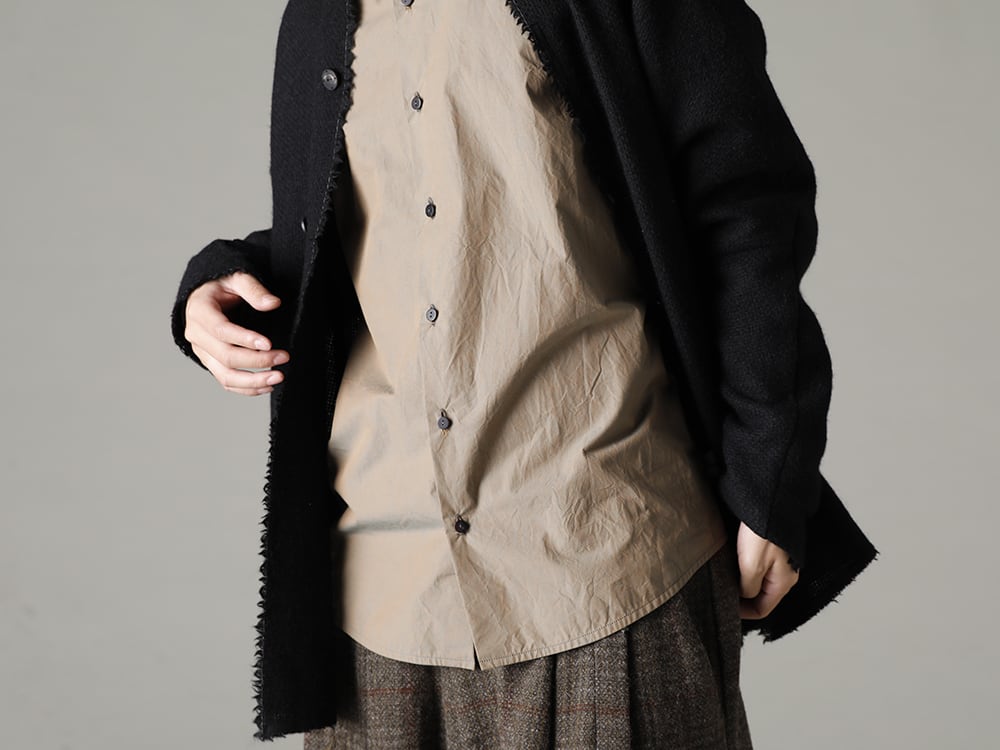 DEVOA(デヴォア) 22-23AW(秋冬) ユニークなアイテムでコーディネートを構築 - JKN-MCG カーディガン カシゴラ - Shirt-a-Tamamushi 玉虫 シャツ 3-002
