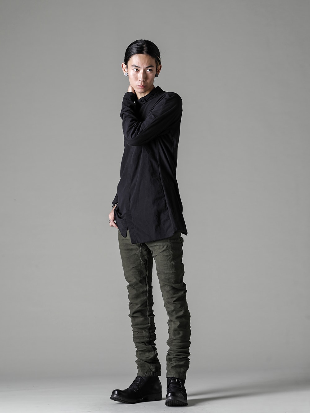 BORIS BIDJAN SABERI(ボリス ビジャン サベリ) 22-23AW(秋冬) P13-TF-F1603K-BLACK-DENIM 4-005