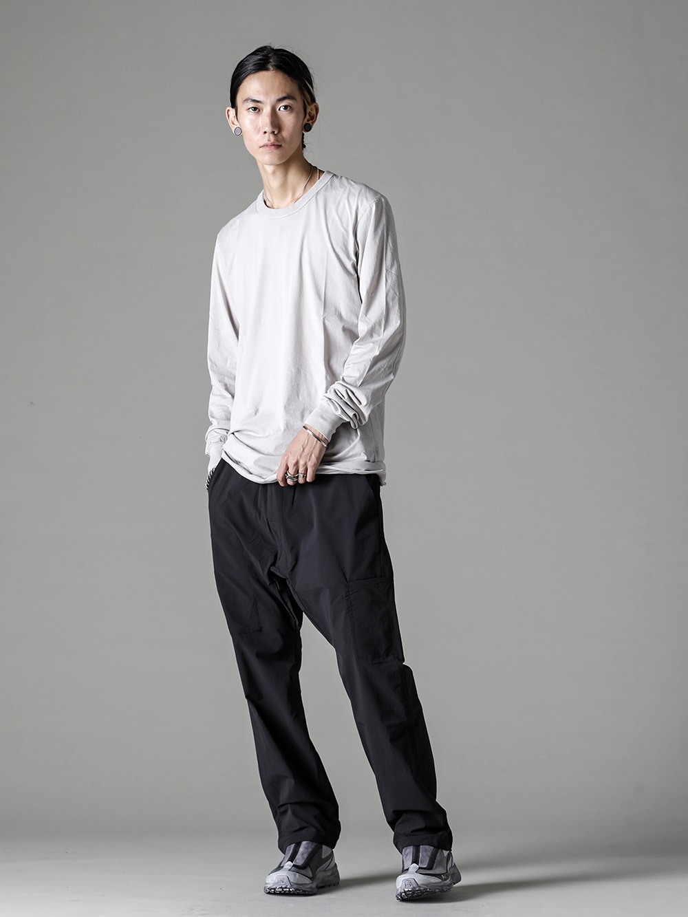 11 BY BORIS BIDJAN SABERI(イレブン バイ ボリス ビジャン サベリ) 22-23AW(秋冬) LS1B-F1101-Light-Gray LS1B F1101 ライトグレー 6-002