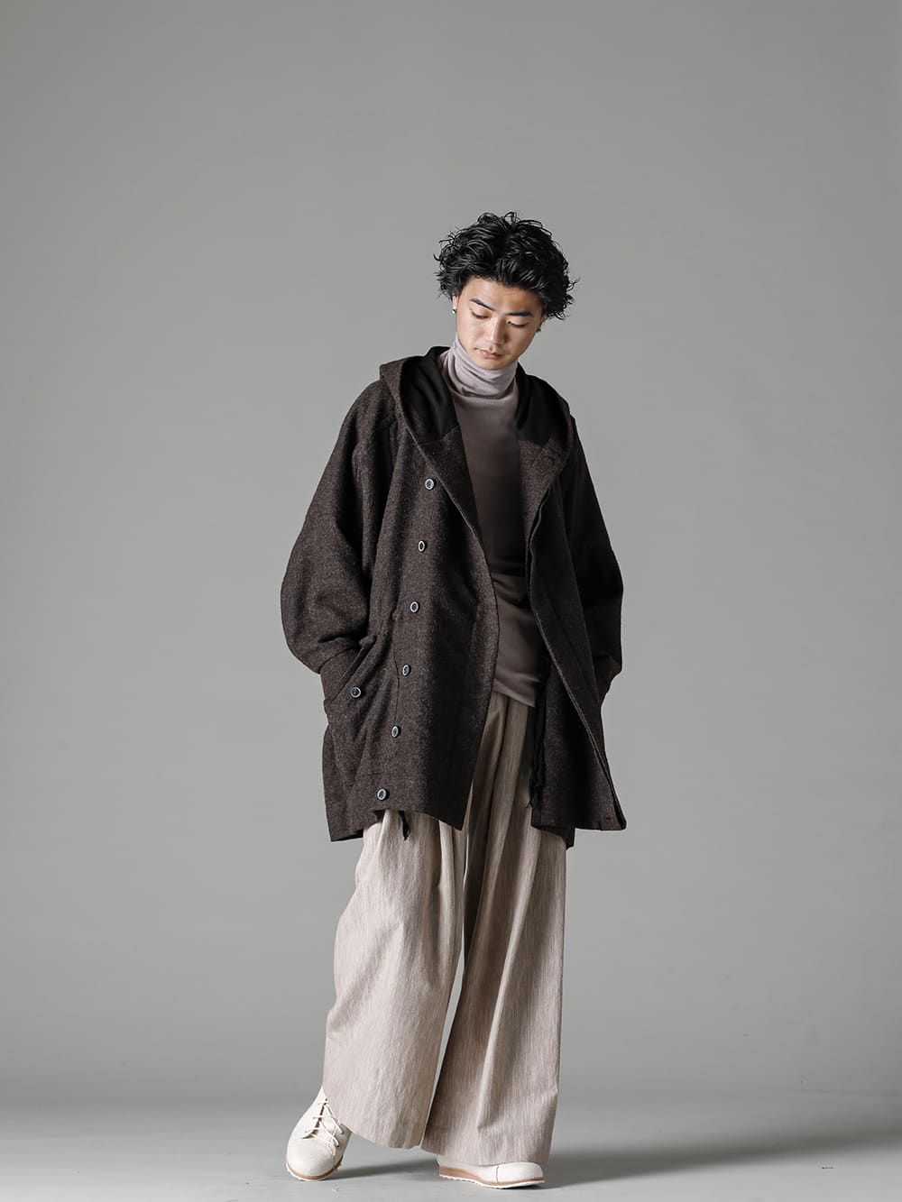 JAN-JAN VAN ESSCHE 22-23AW フーデットコートスタイル