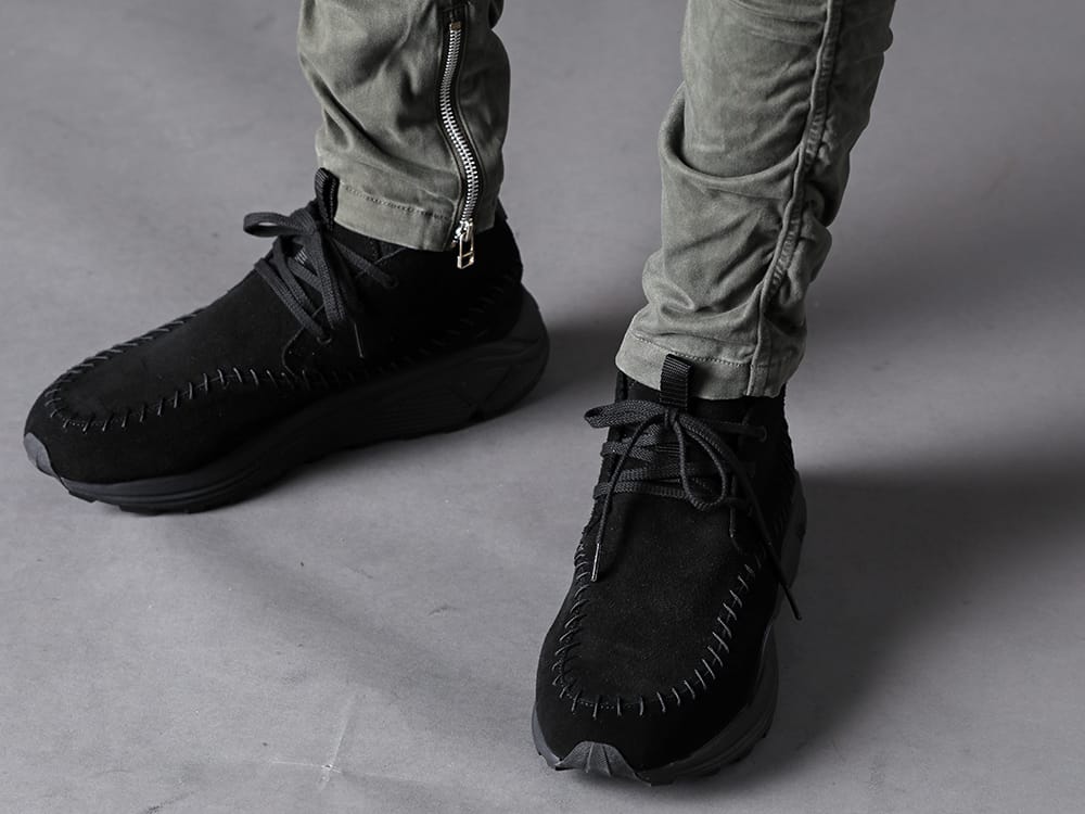 SUNCORE 2022-23AW Motorcycle Easy, made of high quality material and comfortable to wear. - RB-410-D.Khaki Motorcycle Easy D.Khaki - SCV186C018-Balck Twist Chukka Light Black 3-003