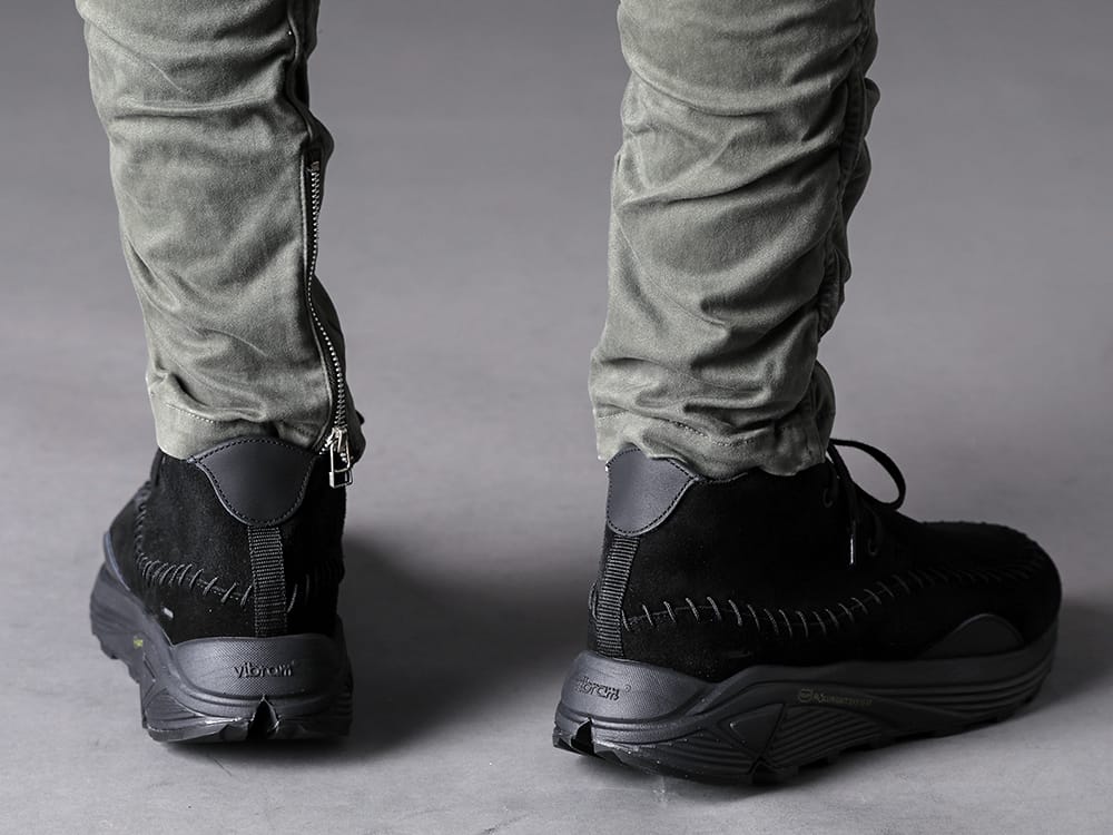 SUNCORE 2022-23AW Motorcycle Easy, made of high quality material and comfortable to wear. - RB-410-D.Khaki Motorcycle Easy D.Khaki - SCV186C018-Balck Twist Chukka Light Black 3-004