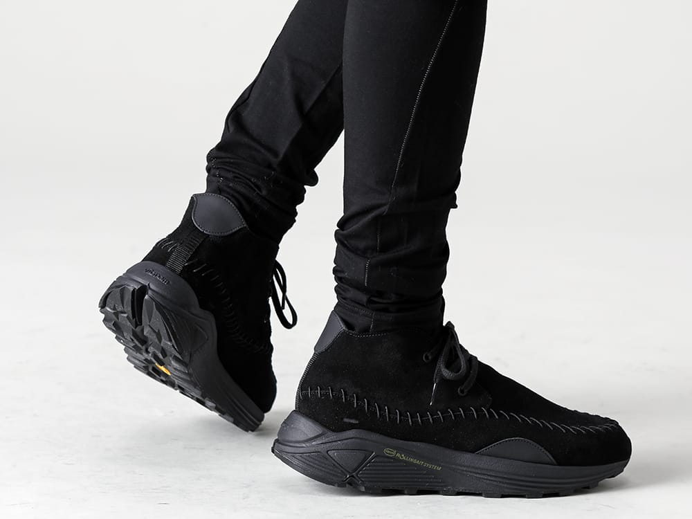 SUNCORE - サンコア 2022-23AW モダールジャージーレギンスのレイヤードはブラックで引き締め効果をプラス - RB-429-Vintage-Khaki パラシュートパンツ ヴィンテージカーキ - RB-420-Black モダール ジャージー レギンス ブラック - SCV186C018-Balck ツイストチャッカ ライト Black 3-005