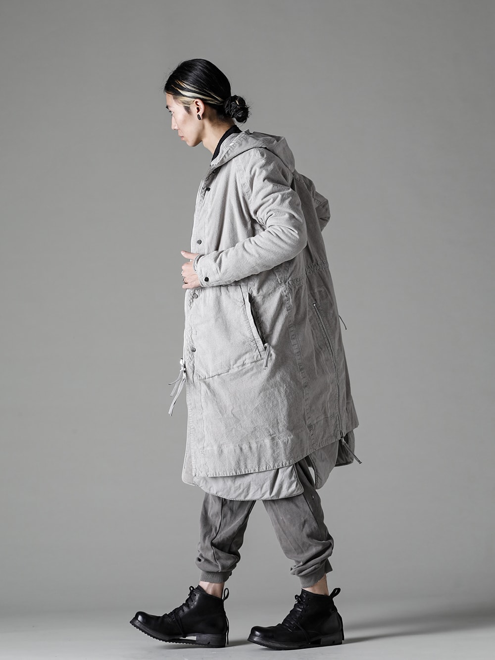 Boris Bidjan Saberi ZIPPER front Parker - パーカー