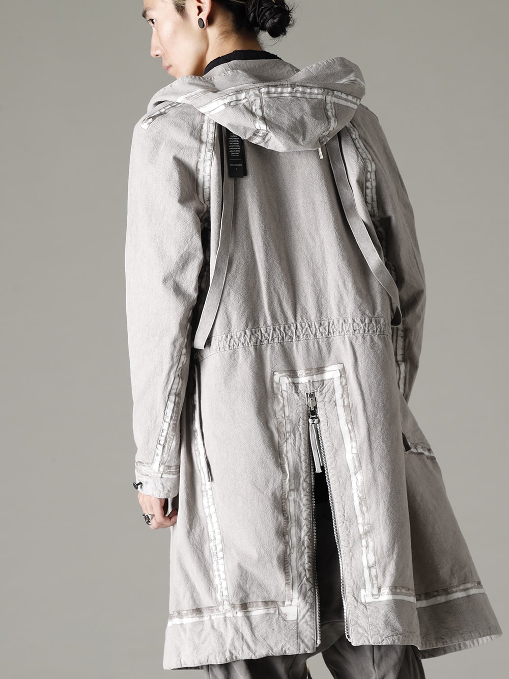 Boris Bidjan Saberi(ボリス ビジャン サベリ) 22-23AW(秋冬) 裏面はお馴染みのシームテープが - PARKA1-2-ST-F1506F-W パーカー1.2 ST F1506F-W  4-004