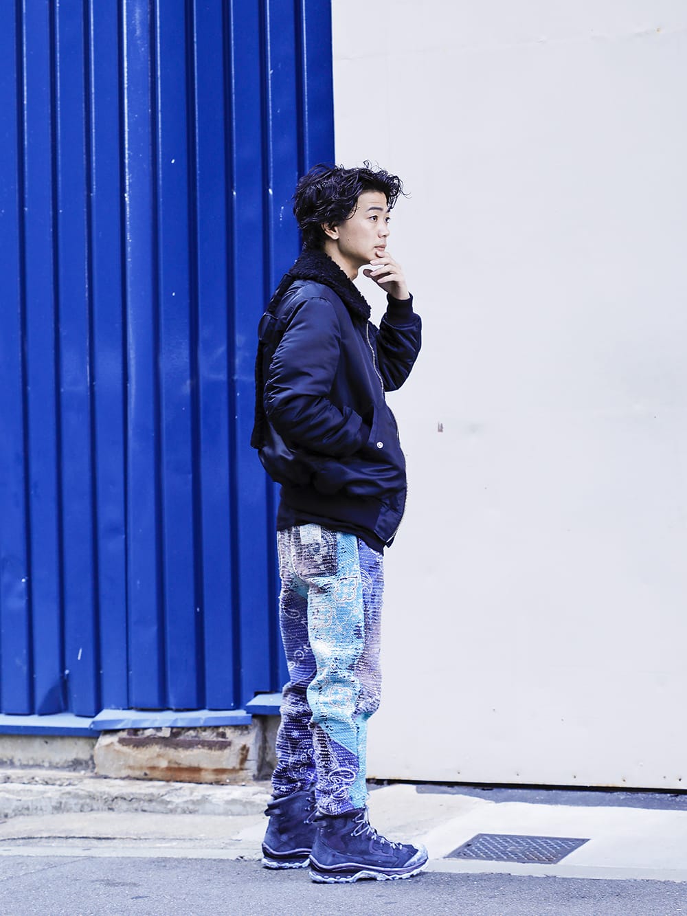 PHENOMENON / JULIUS / PROLETA RE ART / 11 by Boris Bidjan Saberi / TAKAHIROMIYASHITATheSoloist. 2022-23AW - Luxury street style with impactful works - ILLJK22A-007-black(Cross Flight Jacket Black) 807CPM2-Black(Cotton Jersey Drape SS T-Shirts Black) UROBOROS-SWEAT-PANTS-IND-TURQ-M-21-22AW(UROBOROS SWEAT PANTS INDIGO × TURQUOISE) BOOT2-GTX-BLACK-DYE-001(BOOTS2-GTX-BLACK-DYE-001) sa.0024AW22(Quadruple glass beads with ball chain necklace) - 1-003