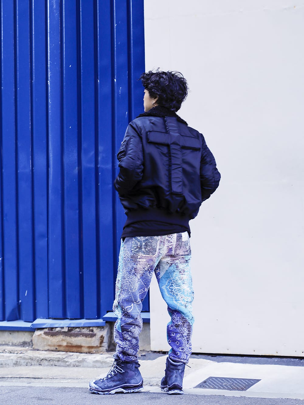 PHENOMENON / JULIUS / PROLETA RE ART / 11 by Boris Bidjan Saberi / TAKAHIROMIYASHITATheSoloist. 2022-23AW - Luxury street style with impactful works - ILLJK22A-007-black(Cross Flight Jacket Black) 807CPM2-Black(Cotton Jersey Drape SS T-Shirts Black) UROBOROS-SWEAT-PANTS-IND-TURQ-M-21-22AW(UROBOROS SWEAT PANTS INDIGO × TURQUOISE) BOOT2-GTX-BLACK-DYE-001(BOOTS2-GTX-BLACK-DYE-001) sa.0024AW22(Quadruple glass beads with ball chain necklace) - 1-004