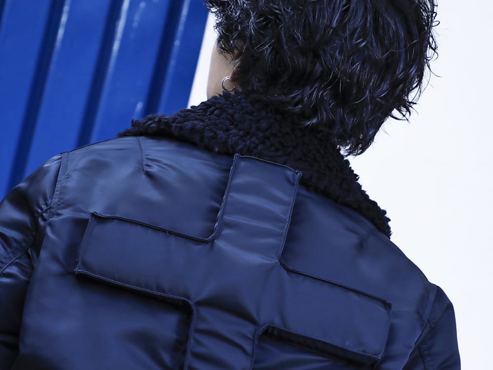 PHENOMENON 2022-23AW - Jacket filled with the brand's commitment - ILLJK22A-007-black(Cross Flight Jacket Black) - 2-007