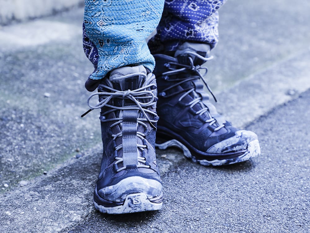 11 by Boris Bidjan Saberi 2022-23AW - Pants with impact and distincitve processing - BOOT2-GTX-BLACK-DYE-001(BOOTS2-GTX-BLACK-DYE-001) - 3-007