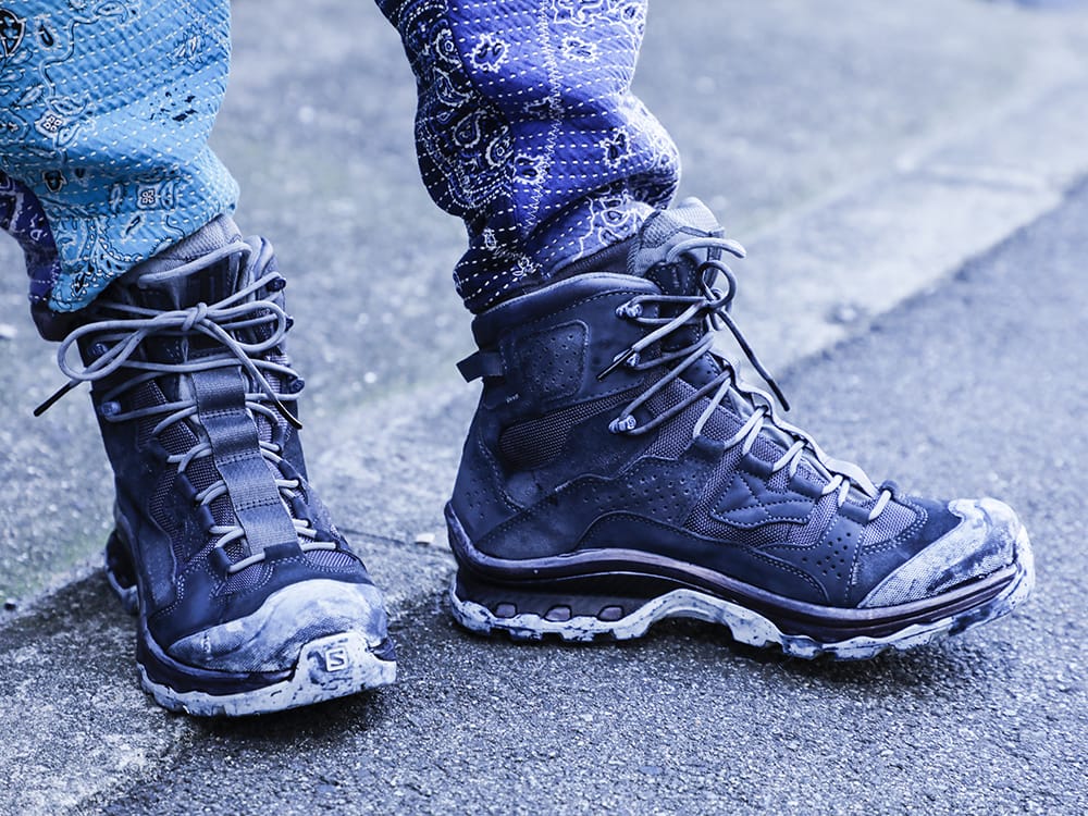 11 by Boris Bidjan Saberi 2022-23AW - Pants with impact and distincitve processing - BOOT2-GTX-BLACK-DYE-001(BOOTS2-GTX-BLACK-DYE-001) - 3-008