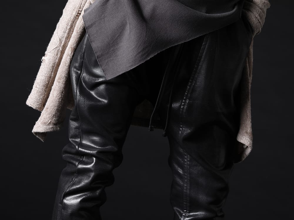 JULIUS 2022-23AW - Shoes that can be worn tough with pants that have a mode atmosphere - 799PAM26-C(Coated Sweat Seamed Pants) - 3-004