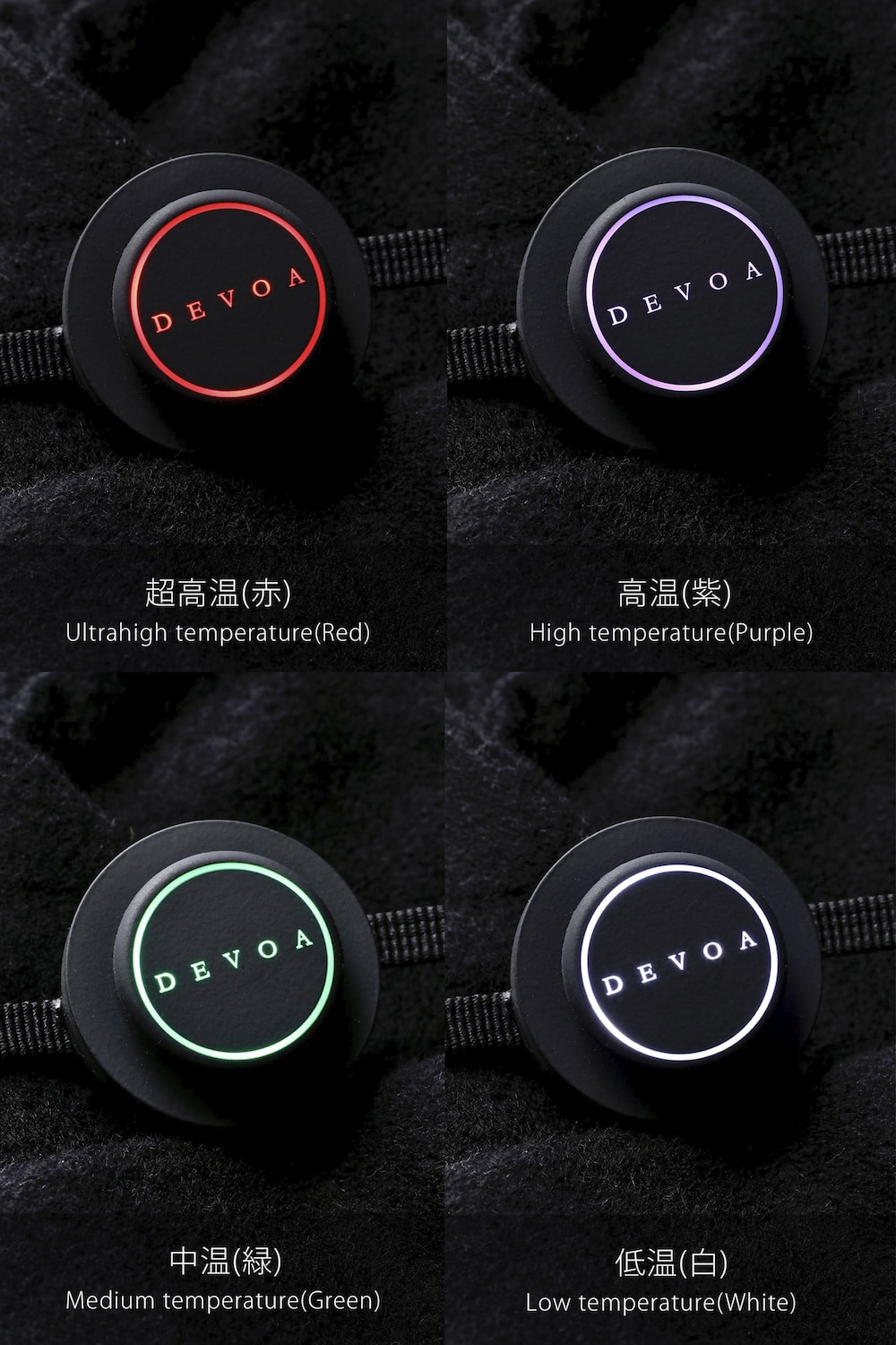 DEVOA 22-23AW AC-STHS Pure Cashmere Electrically Heated Scarf Temperature control at the touch of a button when connected to the included battery 3-005