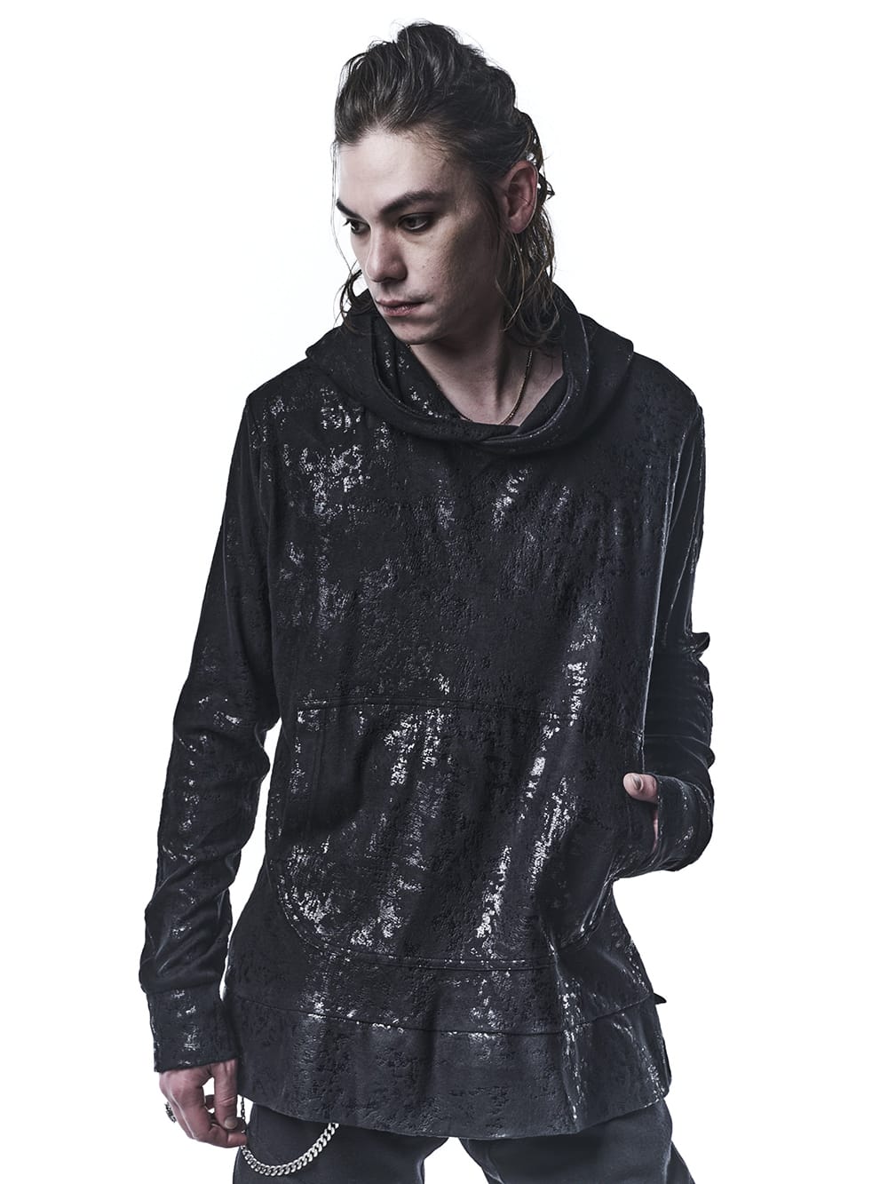 キリュウキリュウ 2022-23AW - kiryuyrik(キリュウキリュウ) 2022-23AWコレクションより第4弾目が到着！店頭・通販共に販売中！ - KO-HT17-059(ホイルスムース フーディー) - 1-002