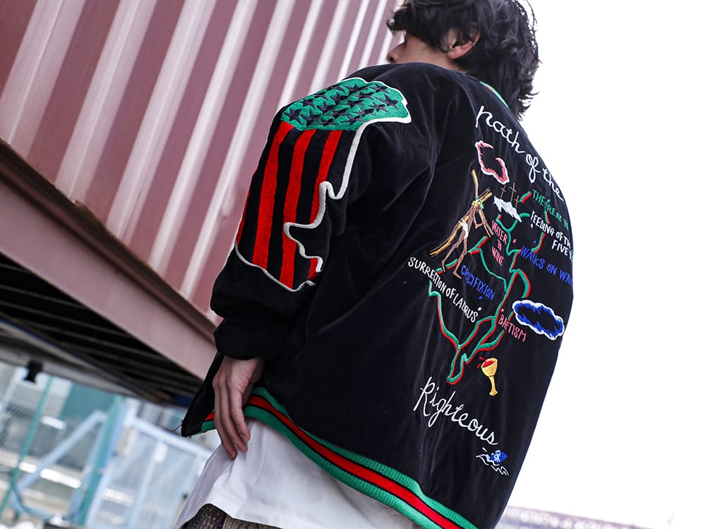 セントマイケル 2022-23AW - コラボレーションによるスペシャルな1着 - SM-S22-0000-059(デニムティアーズ × セントマイケル セントティアーズ リバーシブル スカジャン) - 2-003