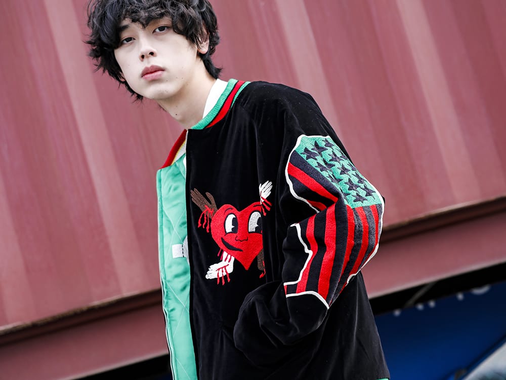 セントマイケル 2022-23AW - コラボレーションによるスペシャルな1着 - SM-S22-0000-059(デニムティアーズ × セントマイケル セントティアーズ リバーシブル スカジャン) - 2-005