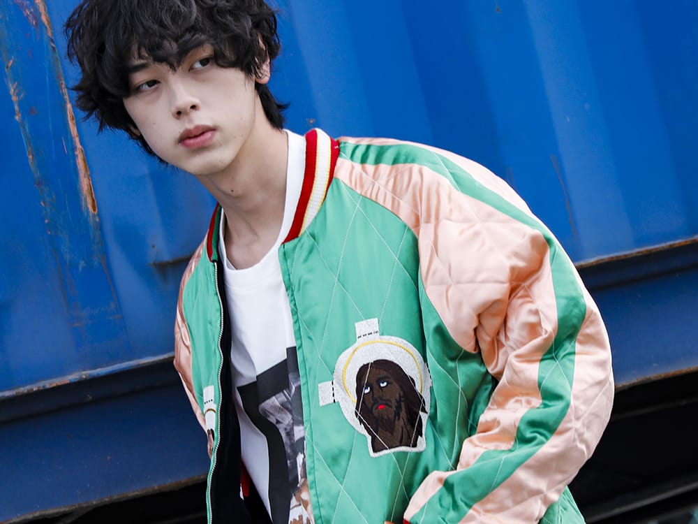 セントマイケル 2022-23AW - コラボレーションによるスペシャルな1着 - SM-S22-0000-059(デニムティアーズ × セントマイケル セントティアーズ リバーシブル スカジャン) - 2-012