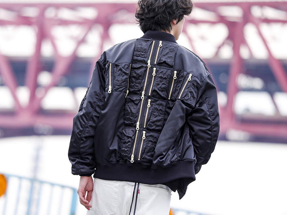 フェノメノン 2022-23AW - インパクトある背面ディテールが特徴のコラボMA-1 - ILLCS22A-036(マスターマインド・ワールド × フェノメノン クロス ループ MA-1) - 2-003