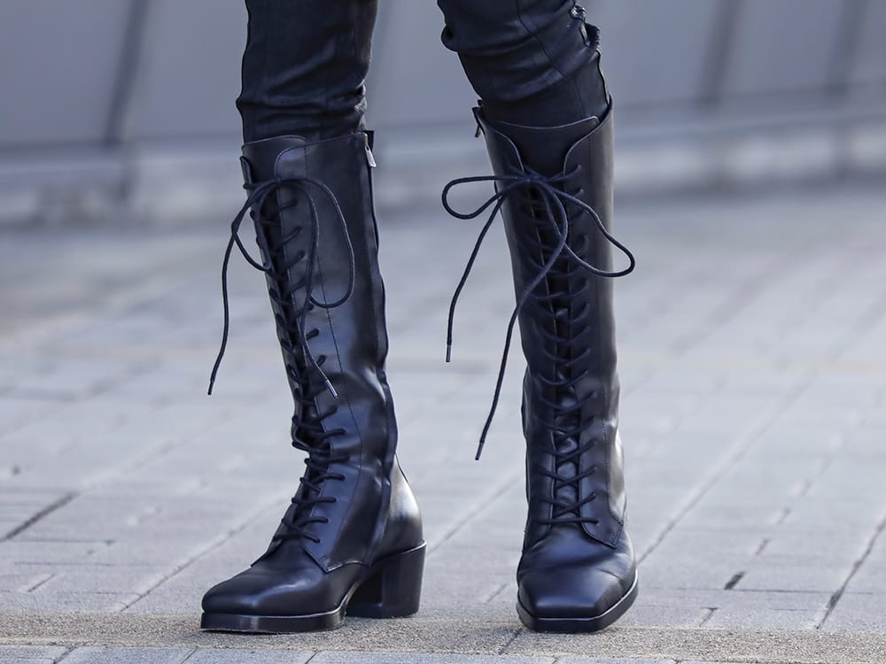 kujaku 2022-23AW - Hardness is added to the silhouette of the brand's standard. - KJ-22AW34(kurobe boots) - 3-006