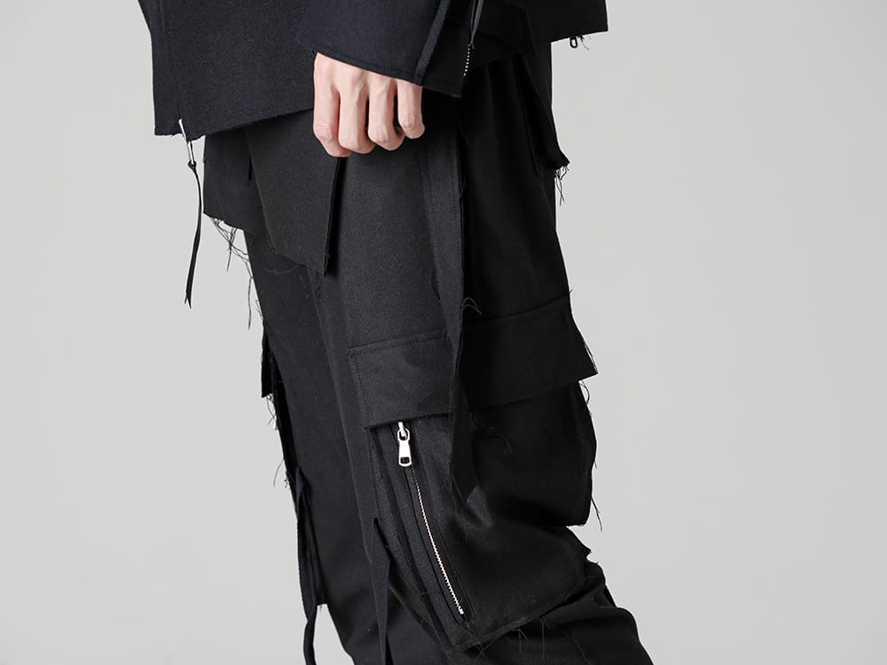 ASKYY - アスキー 2022-23AW スタイリングのメインにもなるASKYYの名作「アトリエパン」の 3RDモデル！ - M10 アトリエパンツ 3RD -ミリタリー エディション- - VI-3554-09 インヒールブーツ 3-003