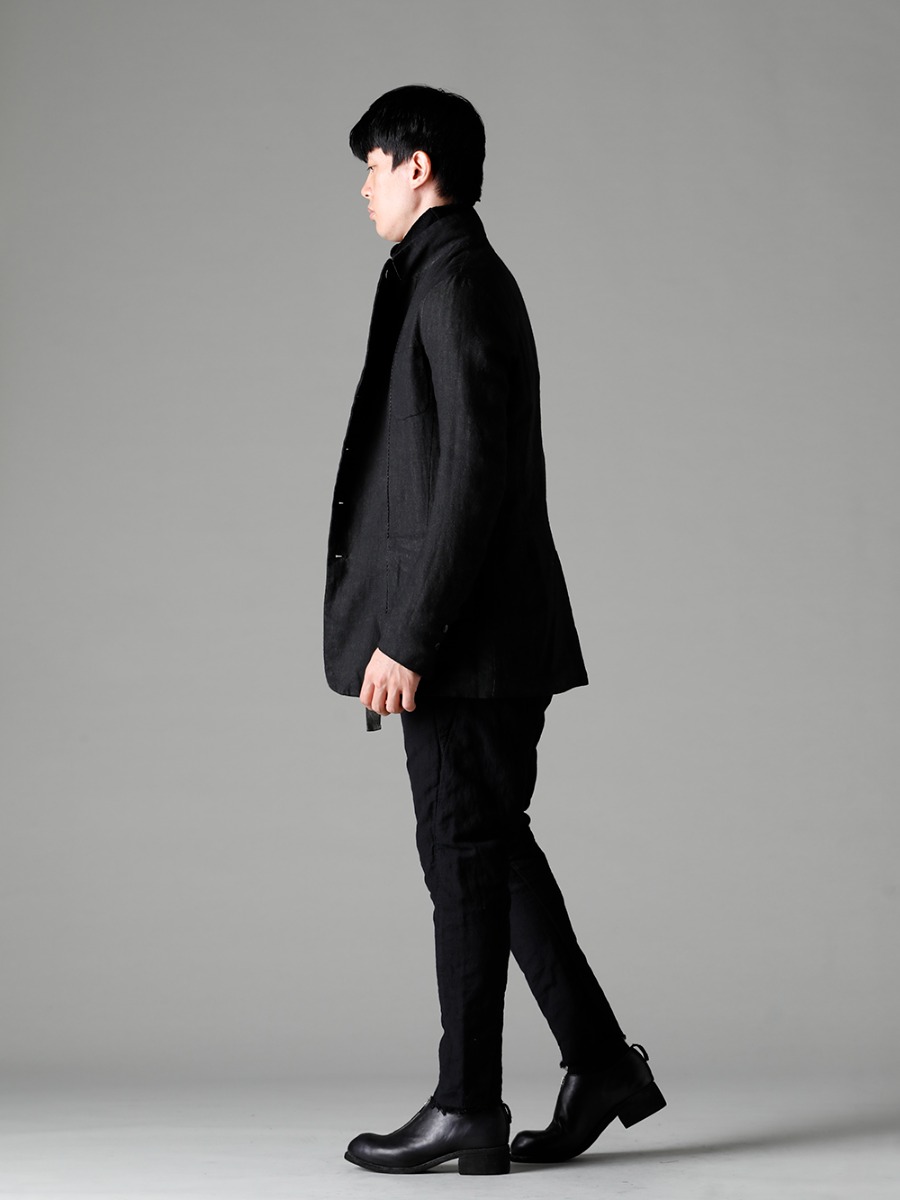 masnada 22-23AW On the reverse side is a tailored jacket with an alluringly mature look. - M2921 Reversible Jacket - TTW-wn Wool Bottle Neck Knit Black - M2913 Lined Baggy Pants - PL0FZ Orthopaedic Decollete Shoes Double Sole Horse Full Grain - PL0FZ  4-001