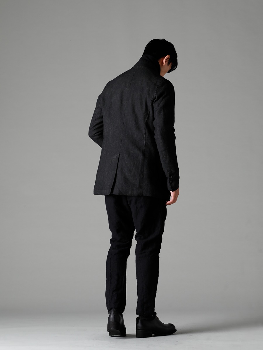 masnada 22-23AW On the reverse side is a tailored jacket with an alluringly mature look. - M2921 Reversible Jacket - TTW-wn Wool Bottle Neck Knit Black - M2913 Lined Baggy Pants - PL0FZ Orthopaedic Decollete Shoes Double Sole Horse Full Grain - PL0FZ  4-001