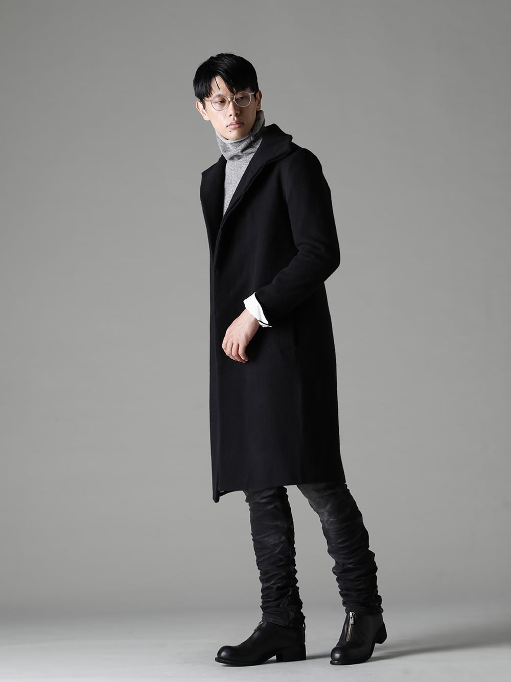 Forme D’expression 22-23AW  Practical, lean and simple design - UC028-GTTB Minimal SB Coat - TTC-wmpl-Grey-Beige Italy MAPEL Wool Knit Bottle Neck Grey - Beige - P13-TF-F1603K-BLACK-DENIM P13. TF F1603K BLACK DENIM - PL0FZ Orthopaedic Decollete Shoes Double Sole Horse Full Grain - PL0FZ 1-002