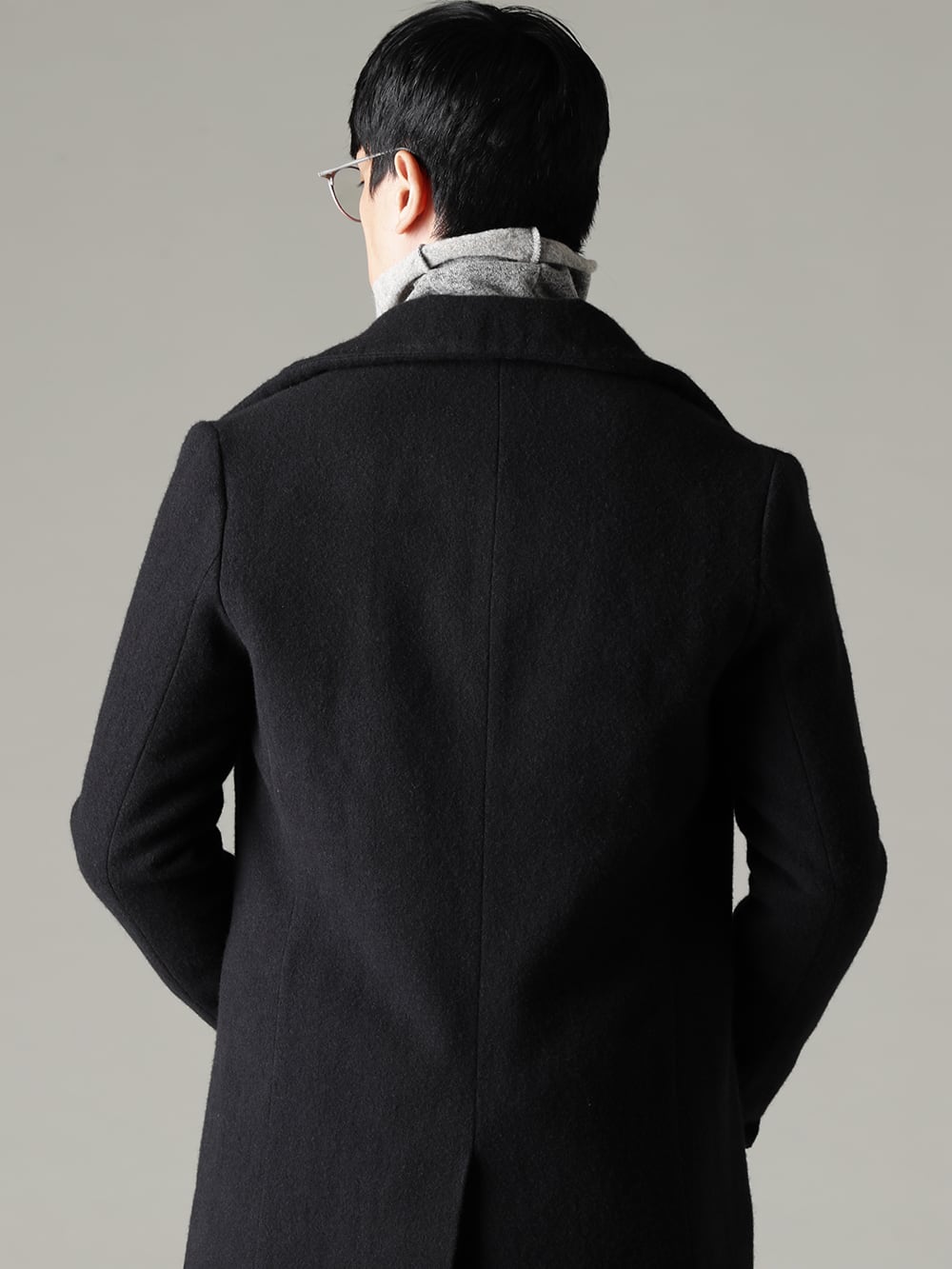 Forme D’expression 22-23AW Rare virgin wool keeps you warm all winter long  - UC028-GTTB Minimal SB Coat 2-003