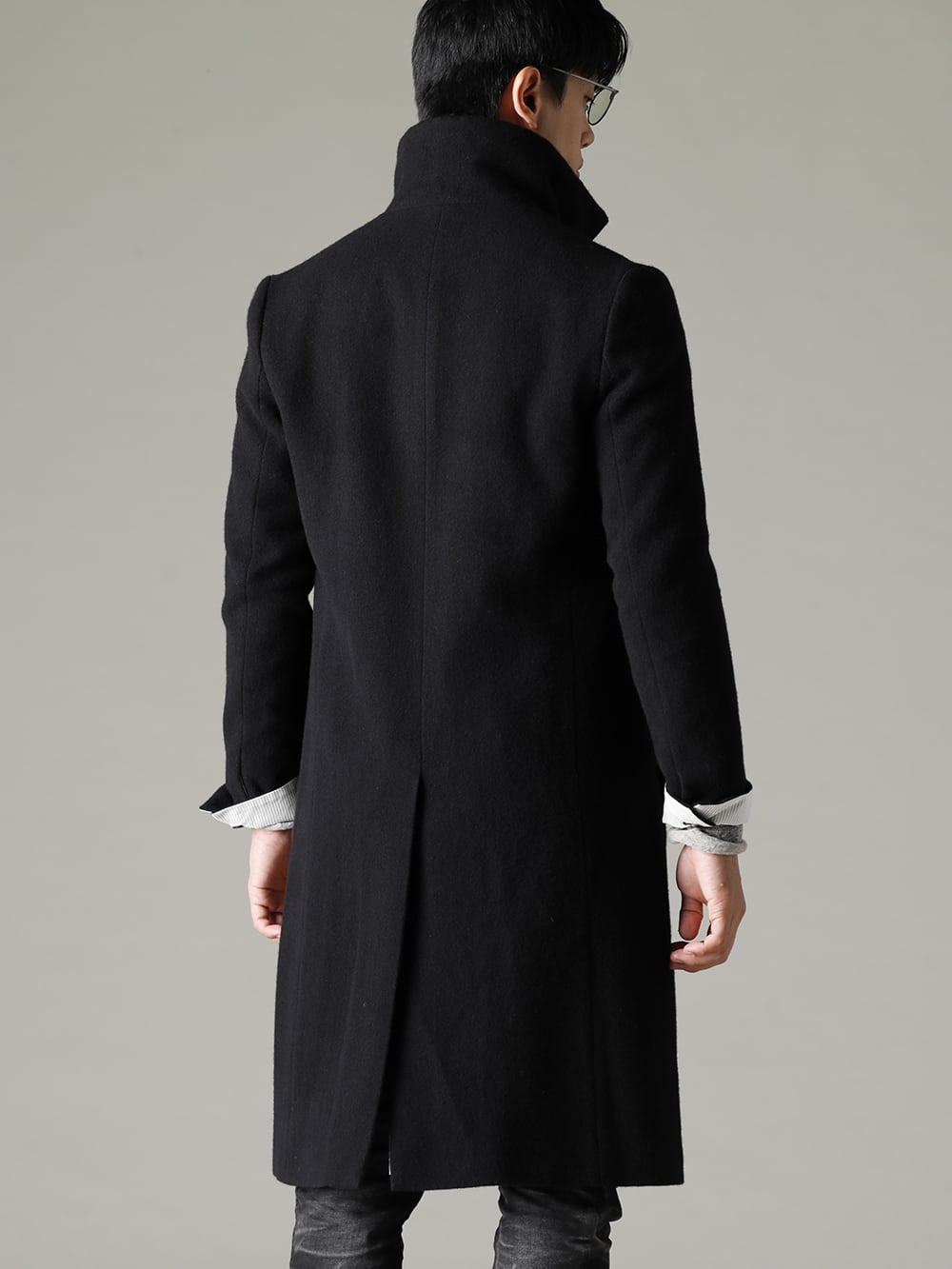 Forme D’expression 22-23AW Rare virgin wool keeps you warm all winter long  - UC028-GTTB Minimal SB Coat 2-004