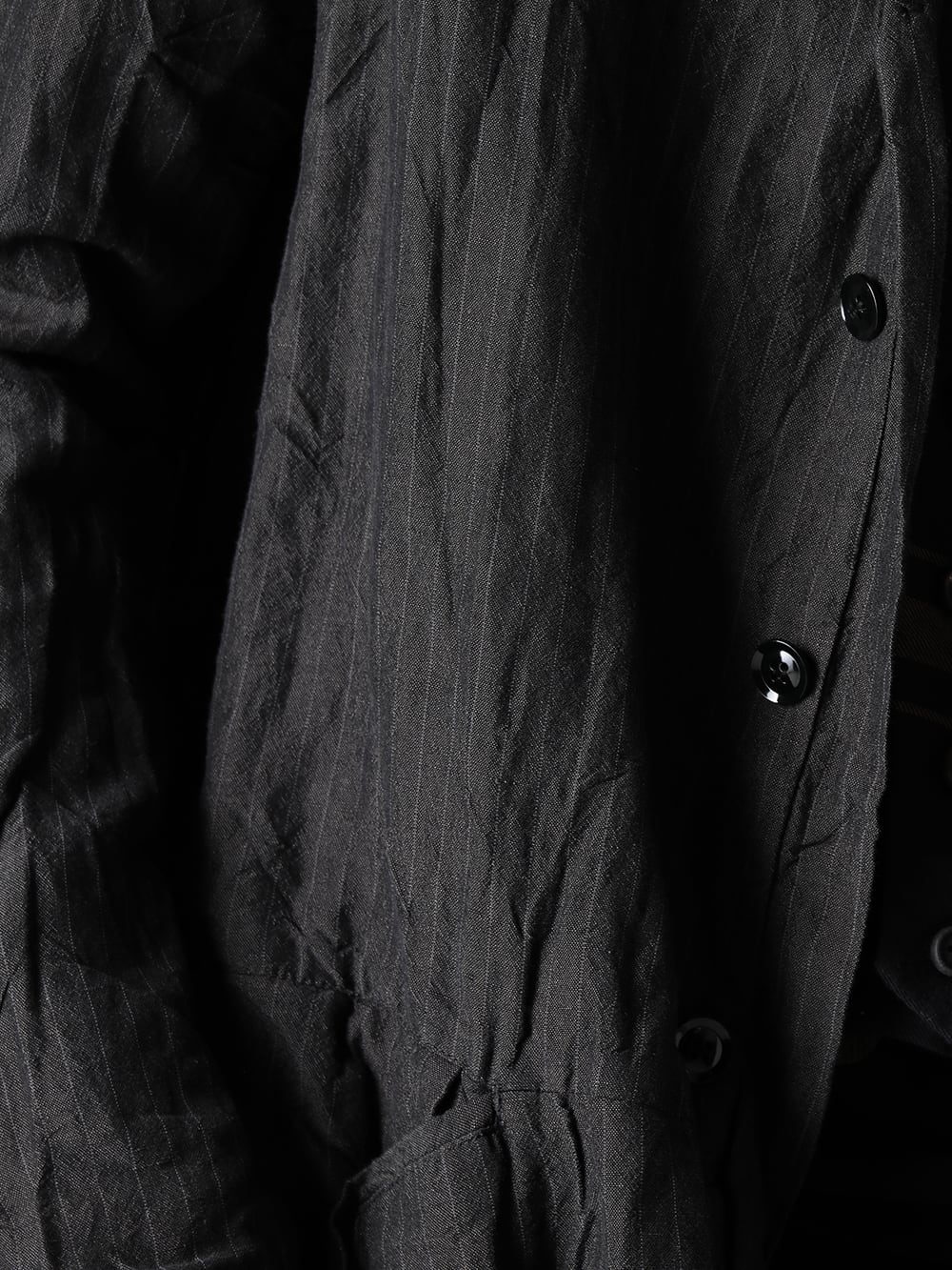 GARMENT REPRODUCTION OF WORKERS 22-23AW Coexistence of unique design and brand identity  - Arthur-Coat-Gray-Stripe Arthur Coat Gray Stripe - TTW-wn Wool Bottle Neck Knit Black - 0M2230103 Double Breasted Stripe Waistcoat 2-002