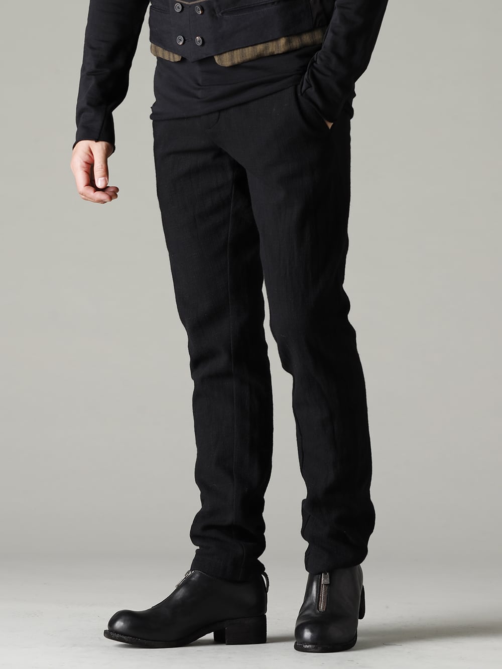 GARMENT REPRODUCTION OF WORKERS 22-23AW Coordinated with items that are easy to balance - UP110-354B Contoured Pants 2.0 - PL0FZ Orthopaedic Decollete Shoes Double Sole Horse Full Grain - PL0FZ 3-004