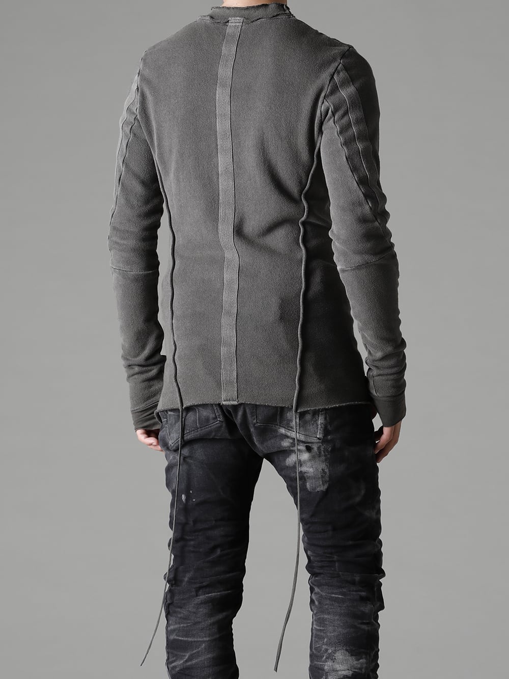 masnada(マスナダ) 22-23AW(秋冬) コンセプトを意識して構築 - M2973 アイコニック バウンド トップ - P13-TF-F1603K-BLACK-DENIM P13. TF F1603K BLACK DENIM 3-003