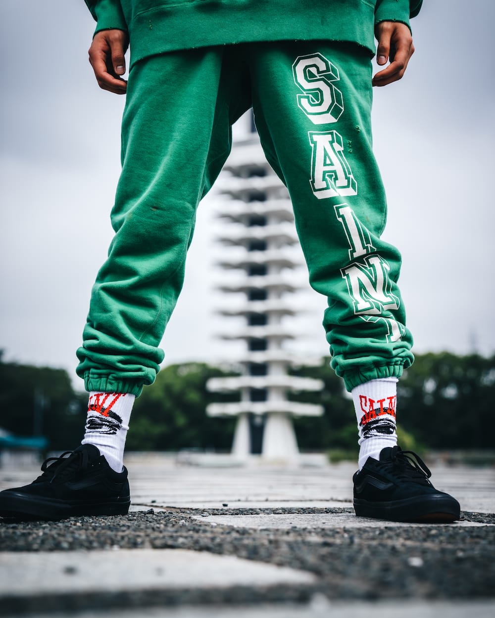 SAINT MICHAEL 2022-23AW - ©️SAINT M×××××× 2022-23秋冬系列的第7弹单品将于11/23 (周三) 上午10点日本时间在网购、店铺同时发售! - SM-A22-0000-029(ANGEL Sweat Pants) - 1-007