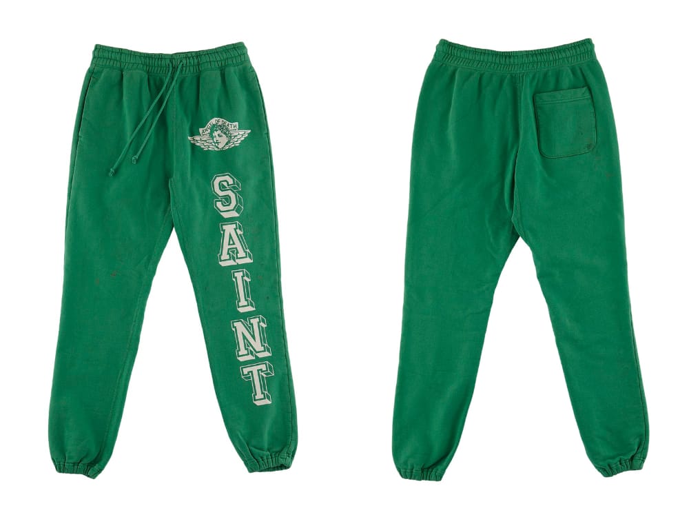 SAINT MICHAEL 2022-23AW - ©️SAINT M×××××× 2022-23秋冬系列的第7弹单品将于11/23 (周三) 上午10点日本时间在网购、店铺同时发售! - SM-A22-0000-029(ANGEL Sweat Pants) - 1-009