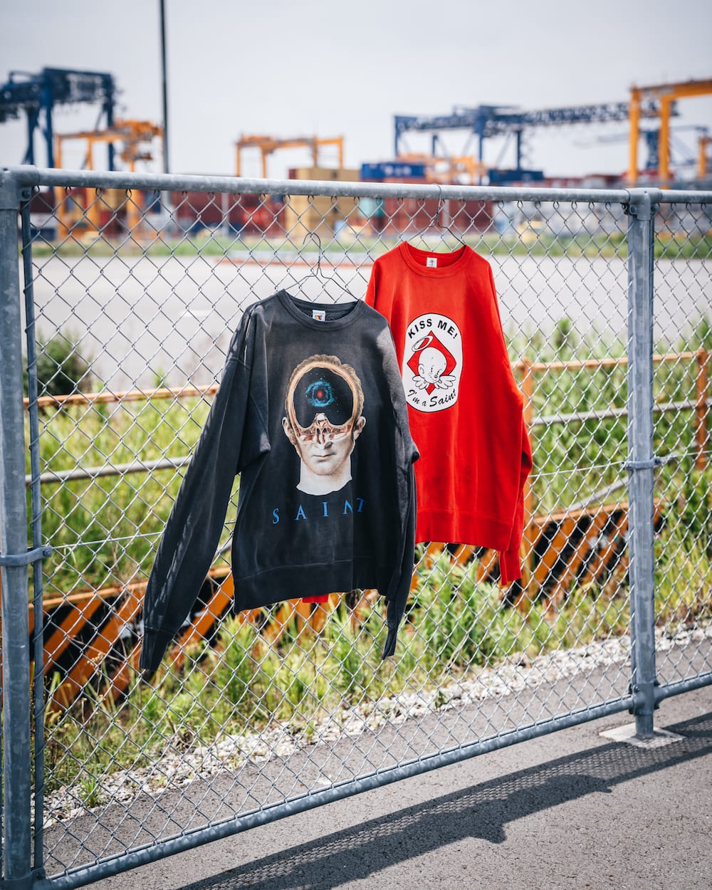 SAINT MICHAEL 2022-23AW - ©️SAINT M×××××× 2022-23秋冬系列的第7弹单品将于11/23 (周三) 上午10点日本时间在网购、店铺同时发售! - SM-A22-0000-016(FACE スSweat shirt) - 1-010