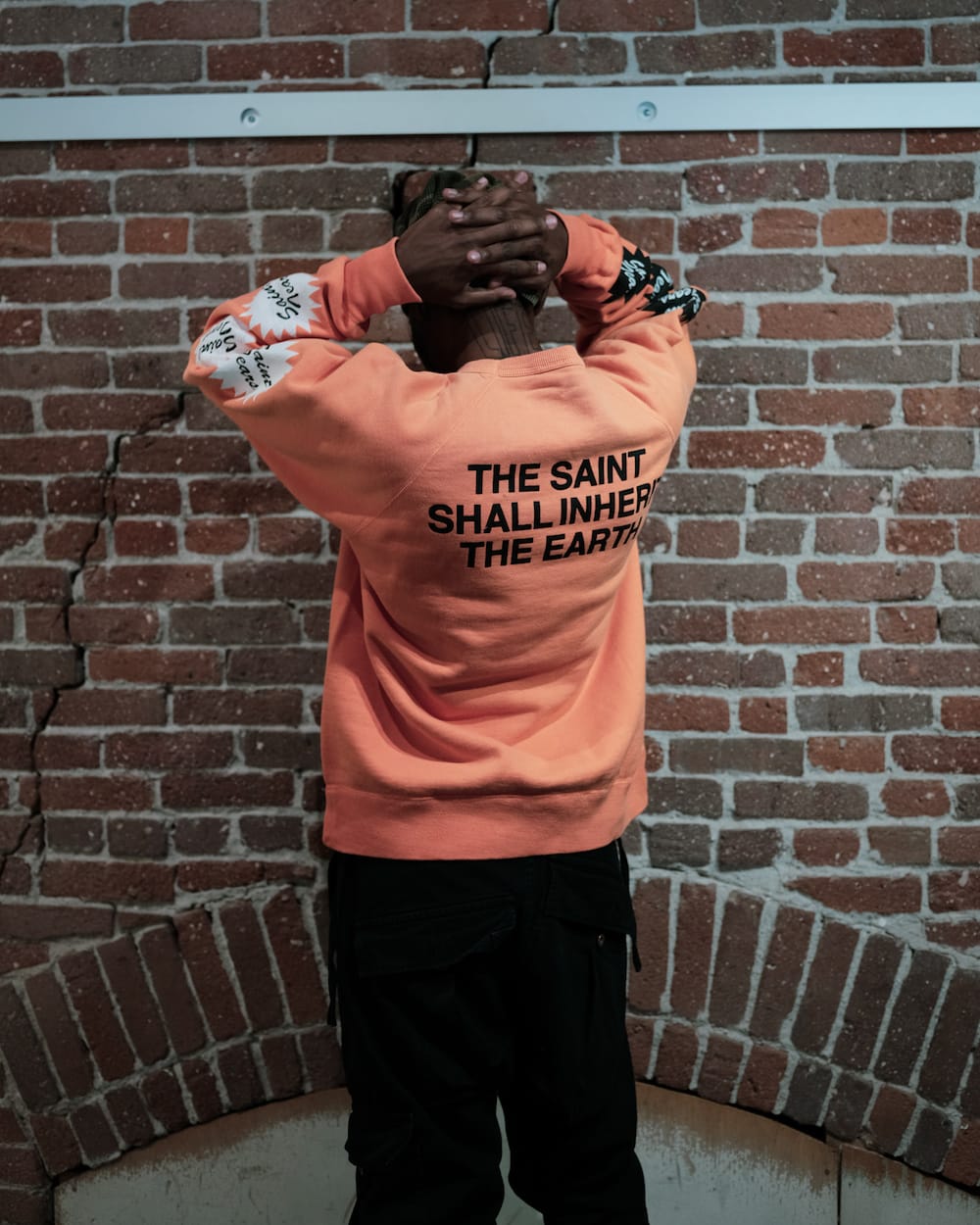 SAINT MICHAEL 2022-23AW - ©️SAINT M×××××× 2022-23秋冬系列的第7弹单品将于11/23 (周三) 上午10点日本时间在网购、店铺同时发售! - SM-A22-0000-090(DENIM TEARS × ©️SAINT M×××××× SAINT TEARS MILK PACK Raglan sleeve Sweat shirt) - 1-015