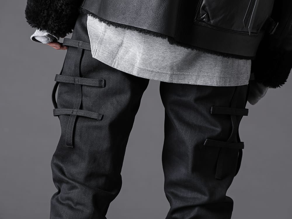 TAKAHIROMIYASHITATheSoloist. - タカヒロミヤシタザソロイスト. 2022-23AW ラグジュアリーな雰囲気のジップデザインが光るボンテージ ジーン - sp.0013AW22 ボンテージ ジーン - VI-3554-09 インヒールブーツ 3-003