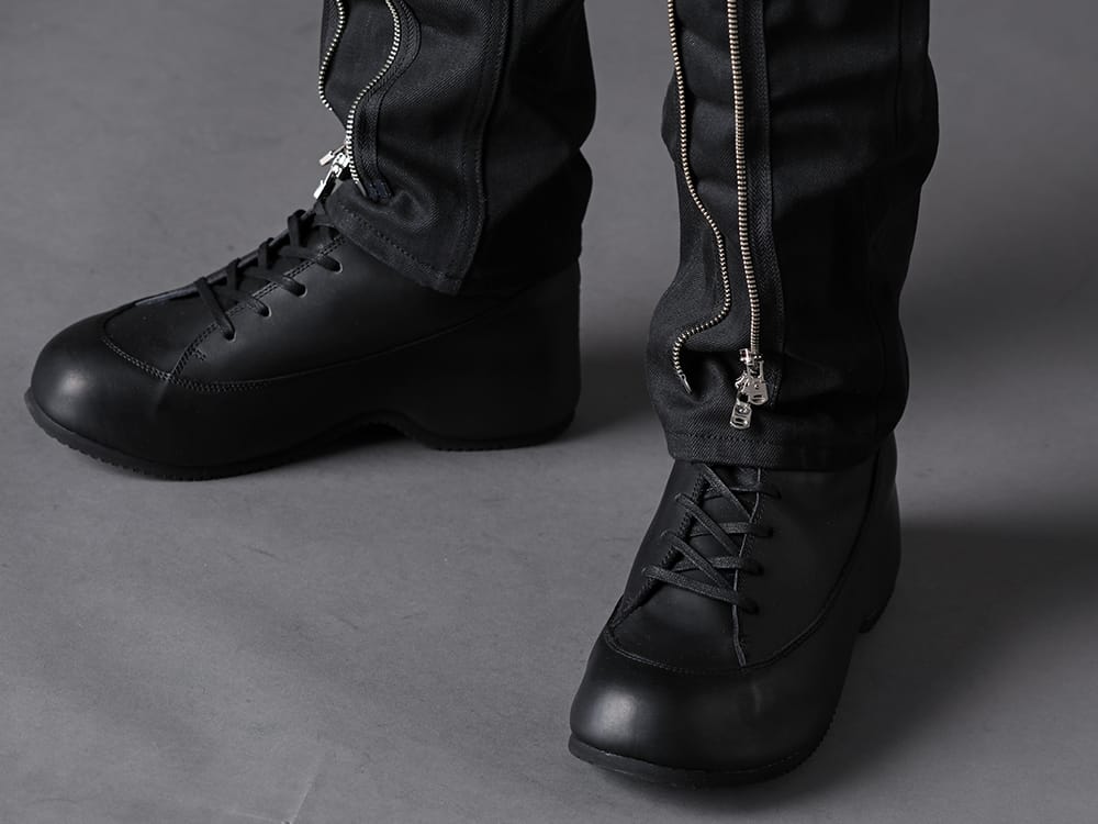 The Viridi-anne - ザ ヴィリジアン 2022-23AW ラグジュアリーな雰囲気のジップデザインが光るボンテージ ジーン - sp.0013AW22 ボンテージ ジーン - VI-3554-09 インヒールブーツ 3-004