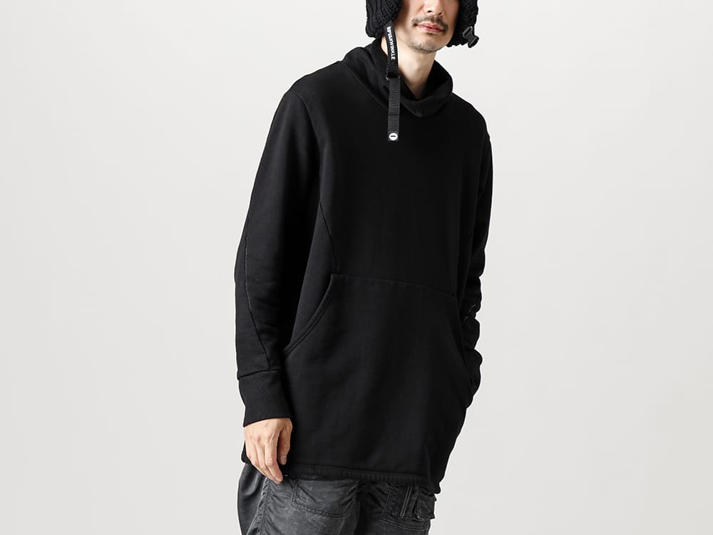 RIPVANWINKLE 2022-23AW A warm pullover jersey as a single inner layer - RB-424-Deep-Black - Pullover Jersey Deep Black 3-001