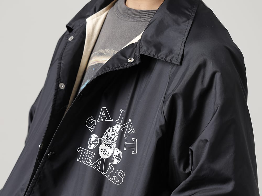 SAINT MICHAEL 2022-23AW - ©️SAINT M×××××2022-23秋冬系列的第7次发布!现在店铺和网上销售同时发售! - SM-A22-0000-091(DENIM TEARS × ©️SAINT M×××××× SAINT TEARS Coach Jacket) - 1-004