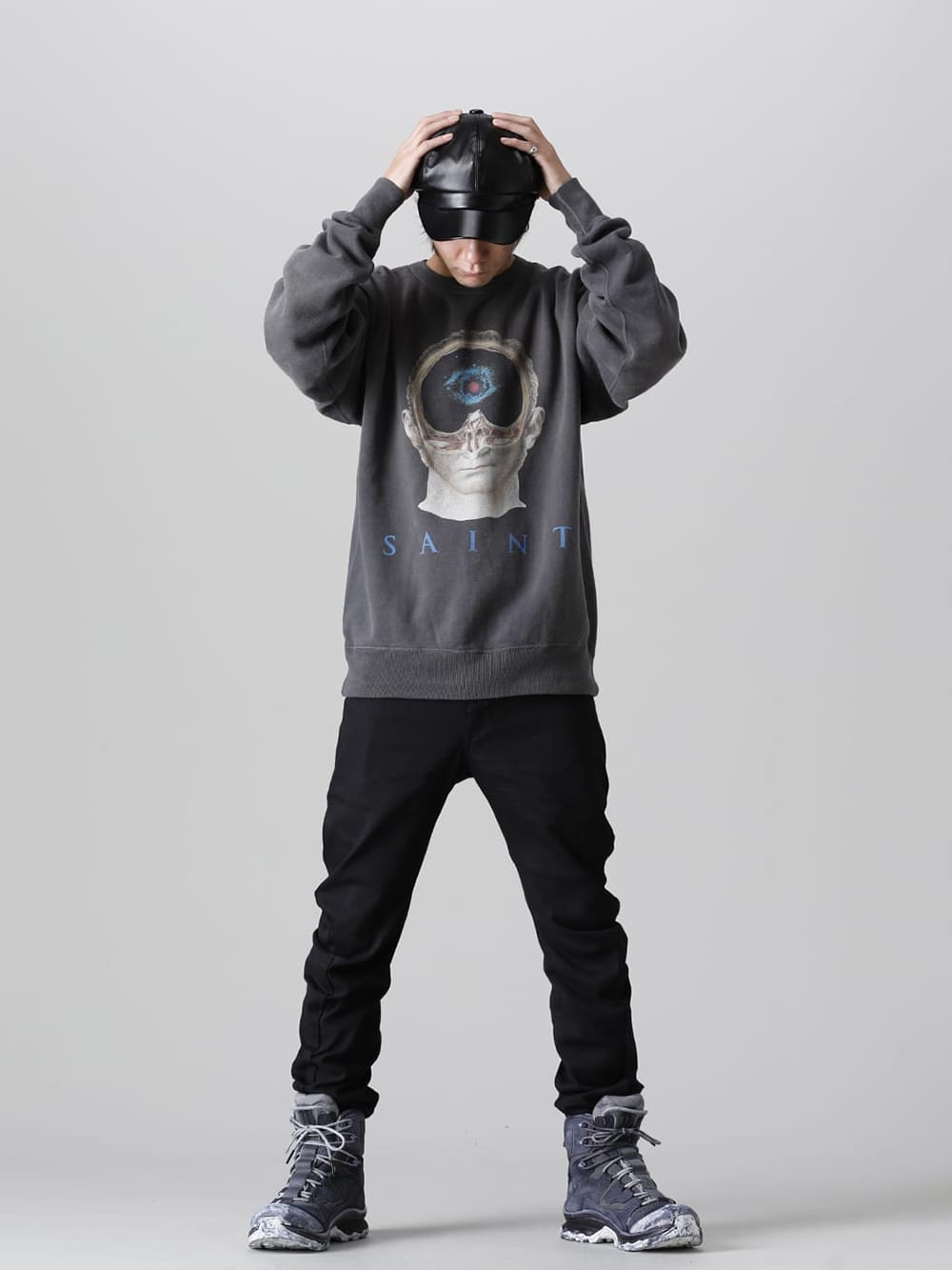 SAINT MICHAEL 2022-23AW - ©️SAINT M×××××2022-23秋冬系列的第7次发布!现在店铺和网上销售同时发售! - SM-A22-0000-016(FACE スSweat shirt) - 1-011